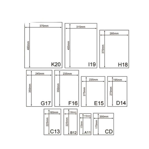 Plicuri Cu Bule Antișoc K20 Maro, 370x480+50mm - 50 buc