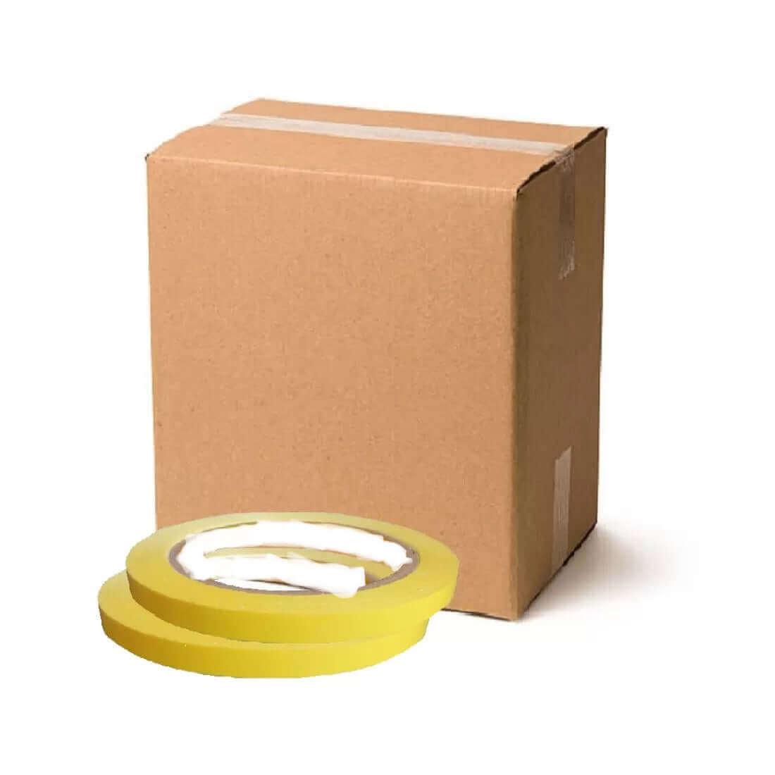 Banda pentru sigilat pungi Galben , PVC 9 mm 60 m