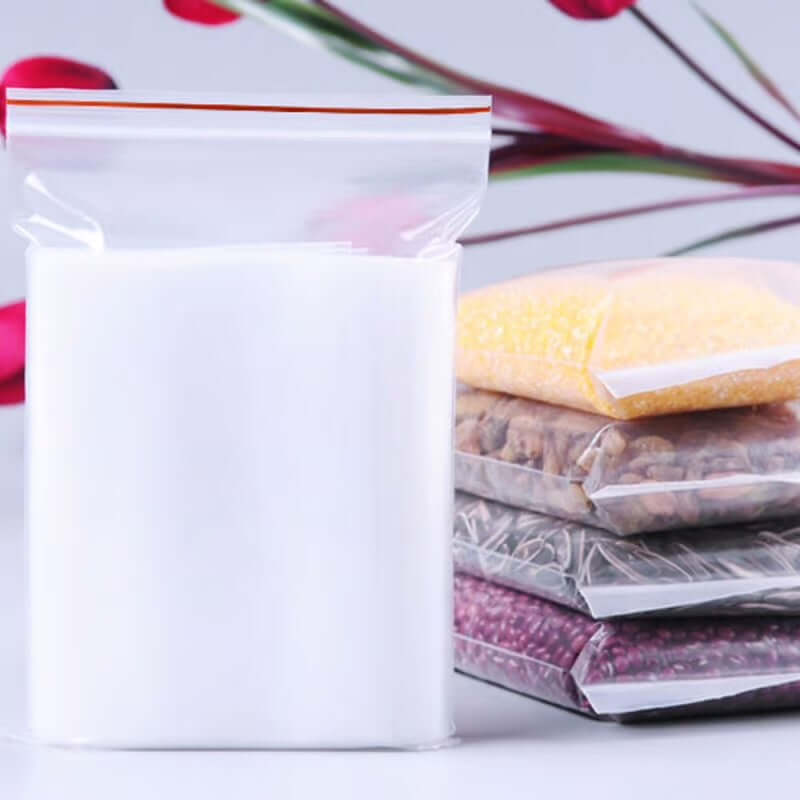 Pungi Din Plastic Cu Fermoar (Zip Lock), 320mm X 400mm