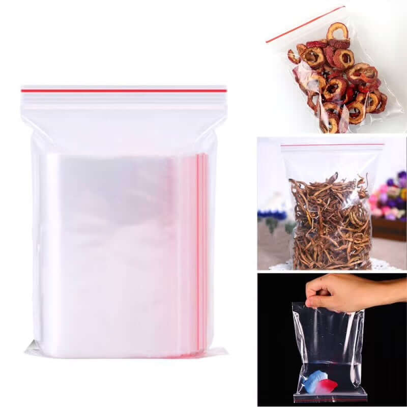 Pungi Din Plastic Cu Fermoar (Zip Lock), 320mm X 400mm