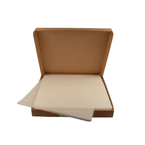 Hartie cerata "pizza" - 27x27cm (kraft) - 1000 coli