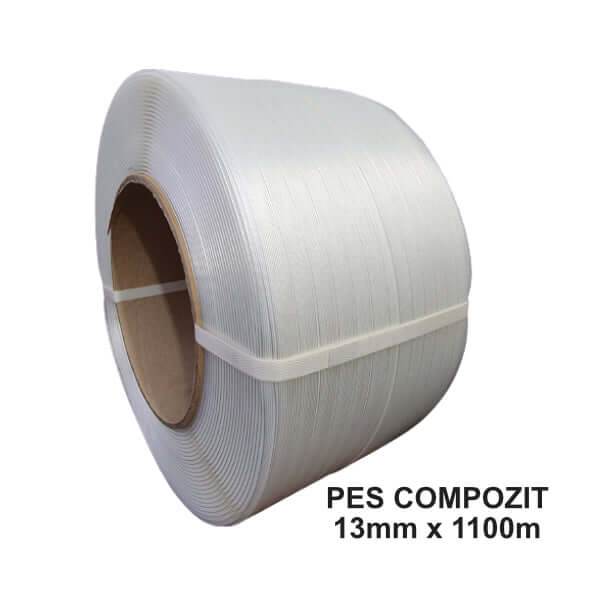 Bandă Pes Nețesută Compozit 13 Mm X 1100 M, 330 Kgf, Tub 200 Mm - Trimaton