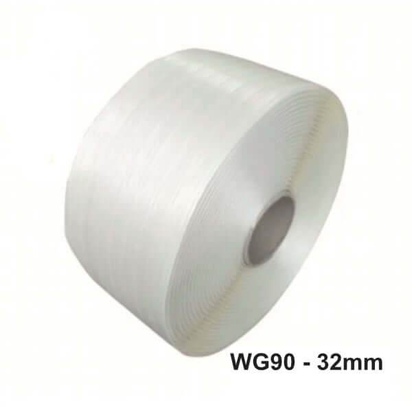 Bandă Pes Nețesută Hot Melt 32 Mm X 150 M, 1600 Kgf, Wg90 - Trimaton