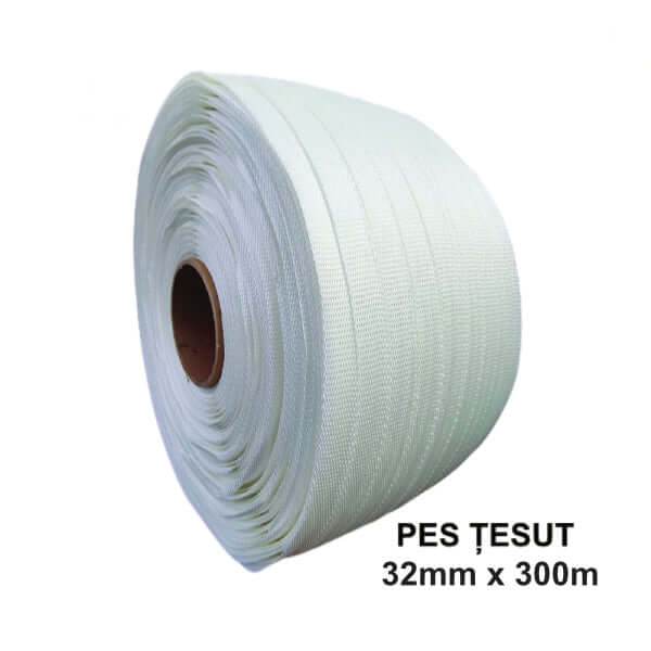 Bandă Pes țesută 32 Mm X 300 M, 1500 Kgf, Tub 76 Mm - Trimaton