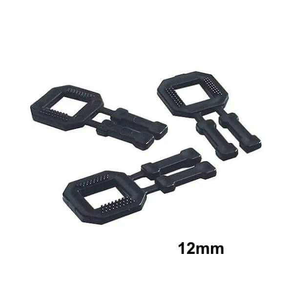 Bucle (Cleme) Plastic12 Mm, Negre - 1000 buc - Trimaton