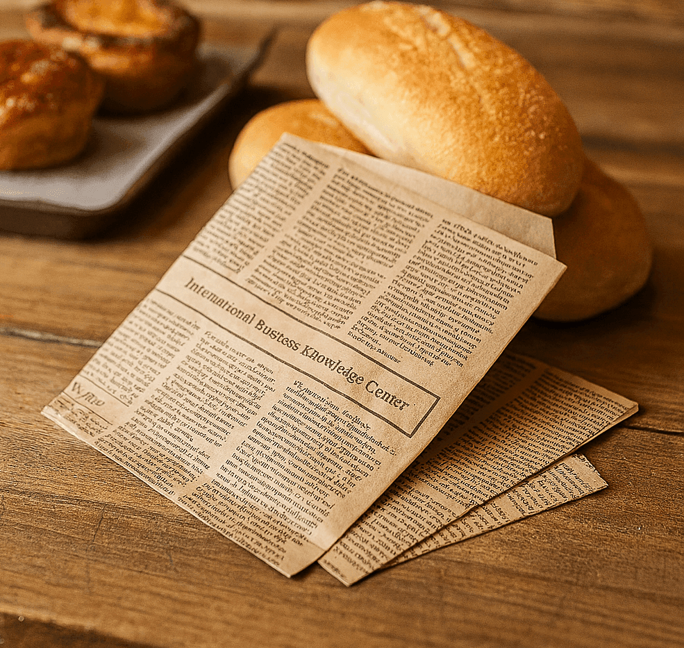 Coltar hartie natur 14x19 cm, ideal pentru ambalarea produselor alimentare, rezistent la grasime.