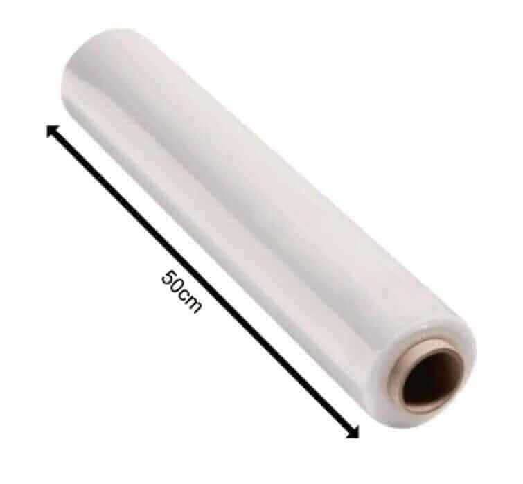 Folie stretch manual 23 my transparent 500 mm 1.5 kg 134 ml - 6 buc - Trimaton
