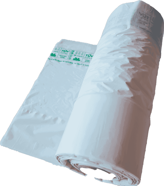 Pungi Legume Fructe in Rola Biodegradabile 30x40 cm - set 6 role, 100% biodegradabile si compostabile.