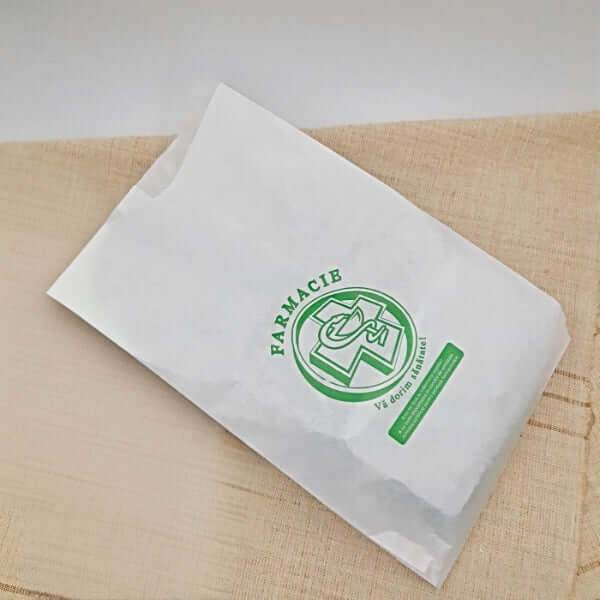 Pungi farmacie PLIC, model cruce - 9x15 cm - 3000 buc. - Trimaton