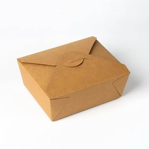 Cutie meniu carton 125x120x90 mm - 200 buc, ambalaj rezistent pentru preparate alimentare.
