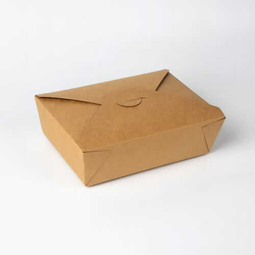 Cutie meniu carton 165x32x50 - 200 buc / set ambalaj practic și rezistent pentru transportul alimentelor.