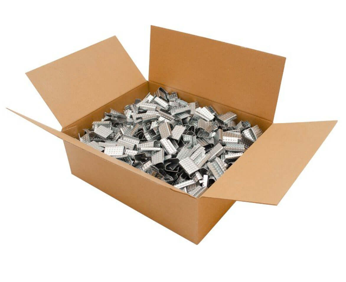 Capse (Cleme) Metalice Pentru Legare Banda Pp / Pet 12 Mm