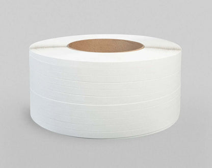 Bandă Pp (Polipropilenă) Albă 9 Mm X 0.50 Mm, 4000 M/Rolă