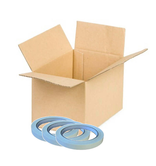 Banda pentru sigilat pungi Alb, PVC 9 mm 60 m
