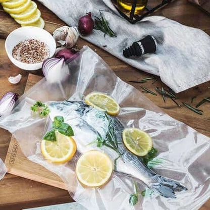 Pungi vidat gofrate pentru uz casnic 200x300 90 microni