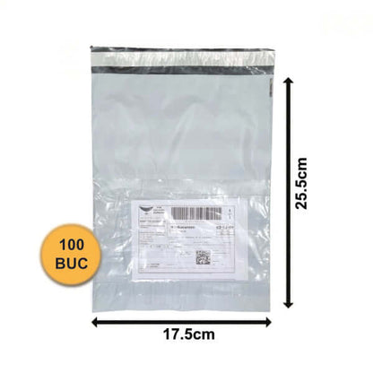 Pungi Curierat Fb01+ Cu Buzunar Awb, 175x255+50mm, 60my