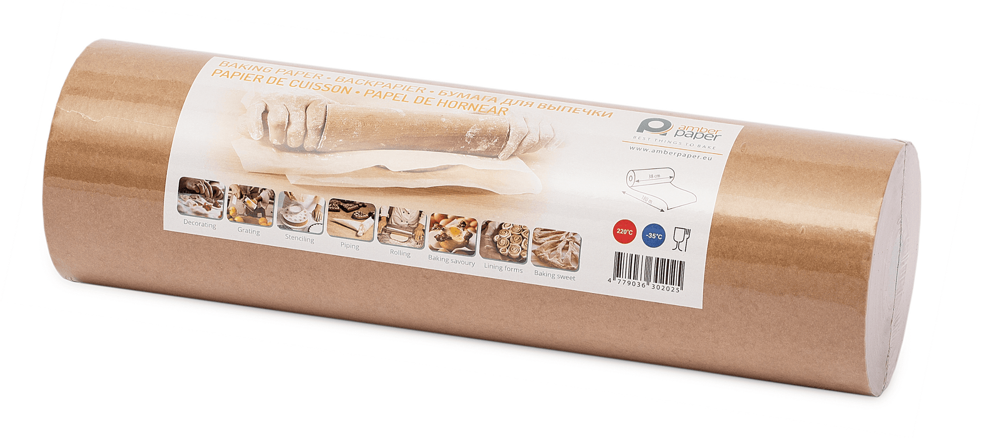 Hartie de copt gold siliconata rola - 38cm x 50m - 1 rola