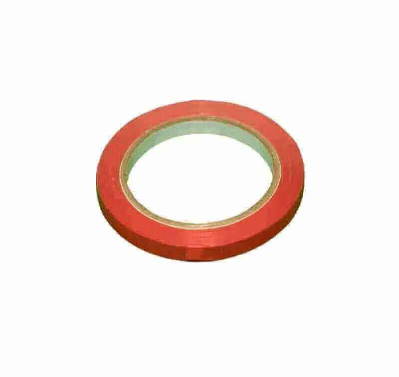 Banda pentru sigilat pungi rosie , PVC 9 mm 60 m , solvent