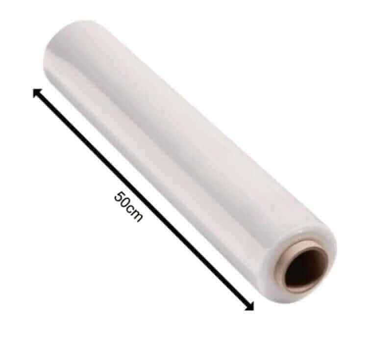 Folie stretch manual 23 my transparent 500 mm 1.5 kg 134 ml