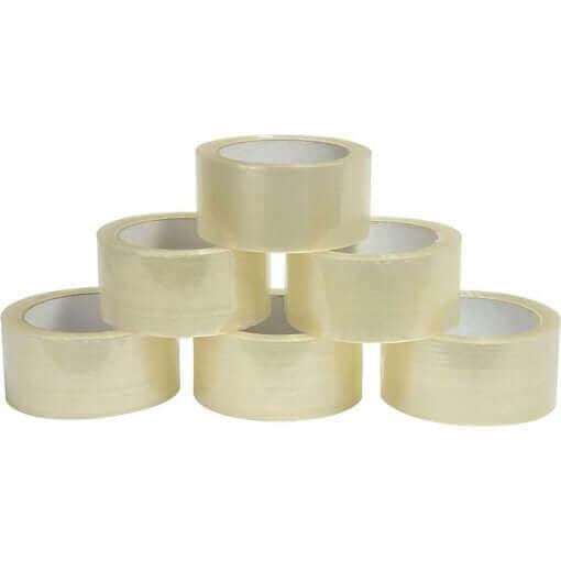 Banda adeziva Acrilic 48 mm x 60 m, 40 microni, transparent, 36 buc, pentru sigilare si ambalare.