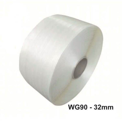 Bandă Pes Nețesută Hot Melt 32 Mm X 150 M, 1600 Kgf, Wg90 - Trimaton