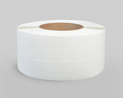 Bandă Pp (Polipropilenă) Albă 9 Mm X 0.50 Mm, 4000 M/Rolă