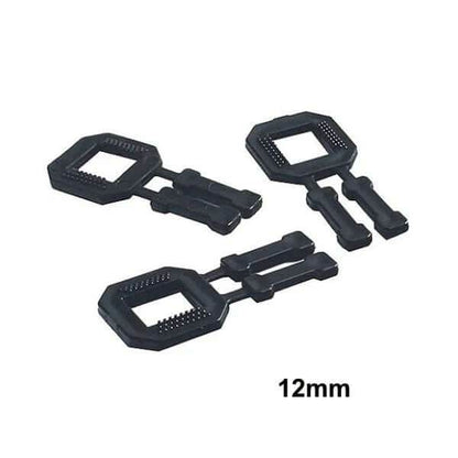 Bucle (Cleme) Plastic12 Mm, Negre - 1000 buc - Trimaton