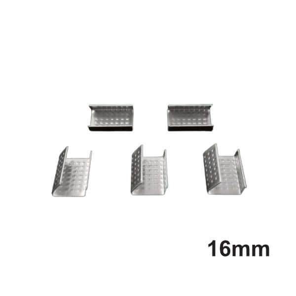 Capse (Cleme) Metalice Pentru Legare Banda Pp / Pet 16 Mm - 800 buc - Trimaton