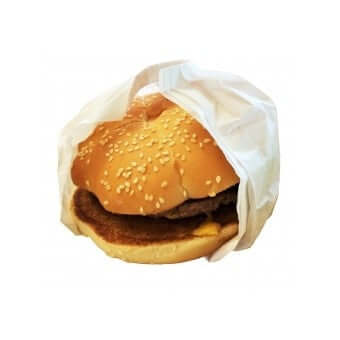 Coltar hartie alba BurgerWrap ambalaj pentru burgeri, sandvișuri și wrapuri, set 500 bucăți.