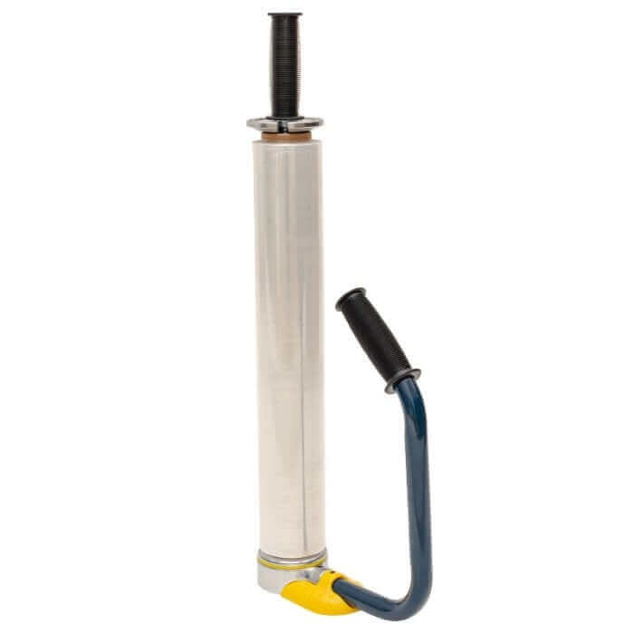 Dispozitiv manual pentru paletizat cu folie stretch
