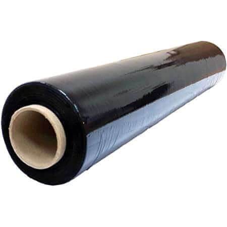 Folie stretch manual 23 my negru 500 mm 1.5 kg 134 ml- 6 buc - Trimaton