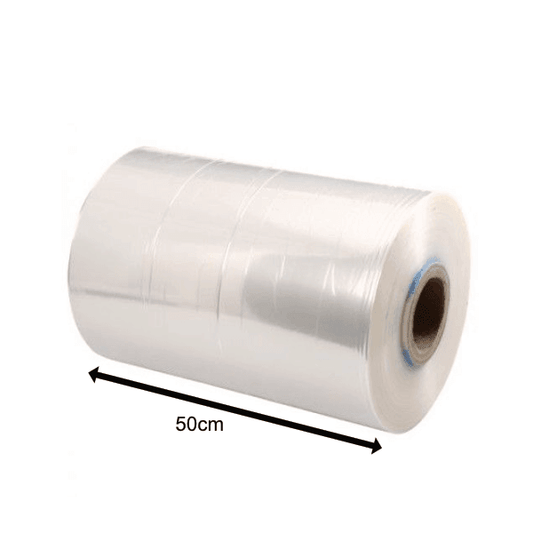 Folie Stretch Transparentă, 50cm, 23my, 16kg, 1340ml/Rolă, Uz Automat - Trimaton