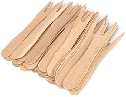 Furculita lemn, cartofi prajiti - 8.5 cm - 1000 buc/set - Trimaton