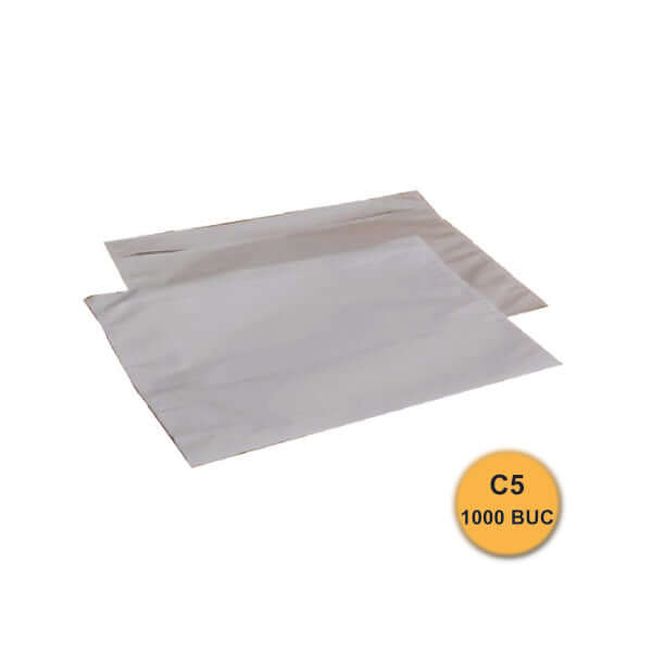 Plicuri C5 Awb Autoadezive Din Plastic Cu Fereastra 1000 buc