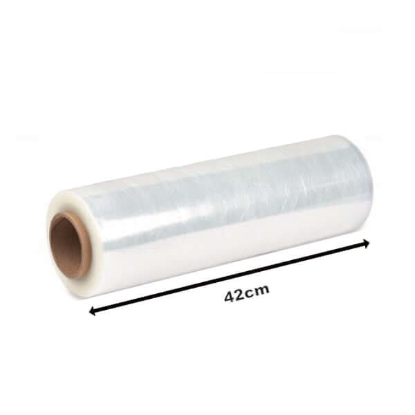 Folie Pre Stretch Transparentă, 420mm, 8my, 1.9kg, 600ml