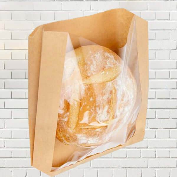 Punga cu fereastra - Sandwich' 10x6x23cm(f=4cm) - 1000 buc. - Trimaton