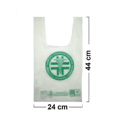 Pungi Biodegradabile 24x44 Cm Farmacia - 500 buc