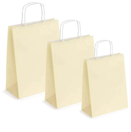Pungi albe, colorate 100% crem - 32x12x41 - 100 buc. - Trimaton