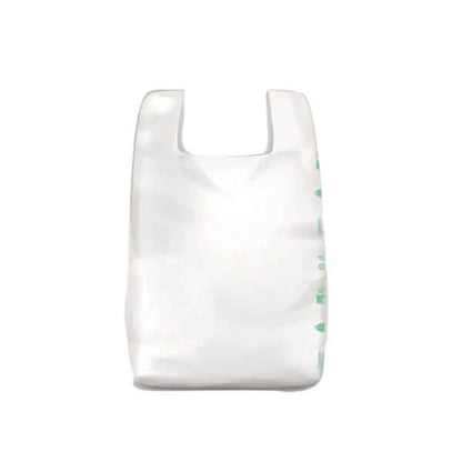 Pungi Biodegradabile 30x55 Cm Albe - 500 buc - Trimaton