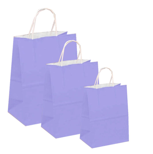 Pungi albe, colorate 100% lila - 25X14X30 - 100 buc